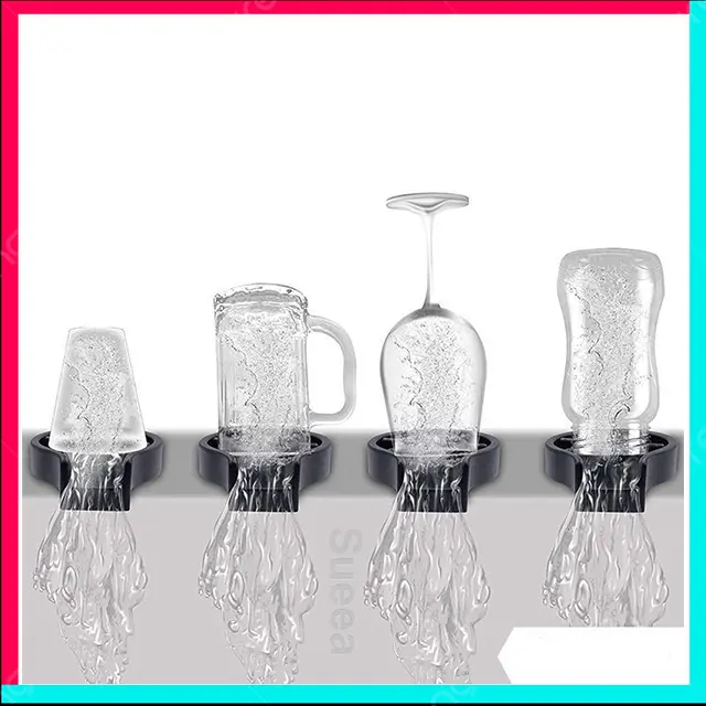 Bộ Dụng Cụ Rửa Ly Cốc Vòi Phun Nước Tự Động Tiện Lợi Sạch Sẽ 4