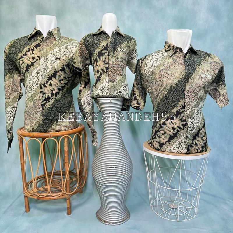 Product Introduction of kebayamandeh + SET COUPLE ROK PLISKET+KEMEJA BATIK LENGAN PANJANG Kancing Katun 2