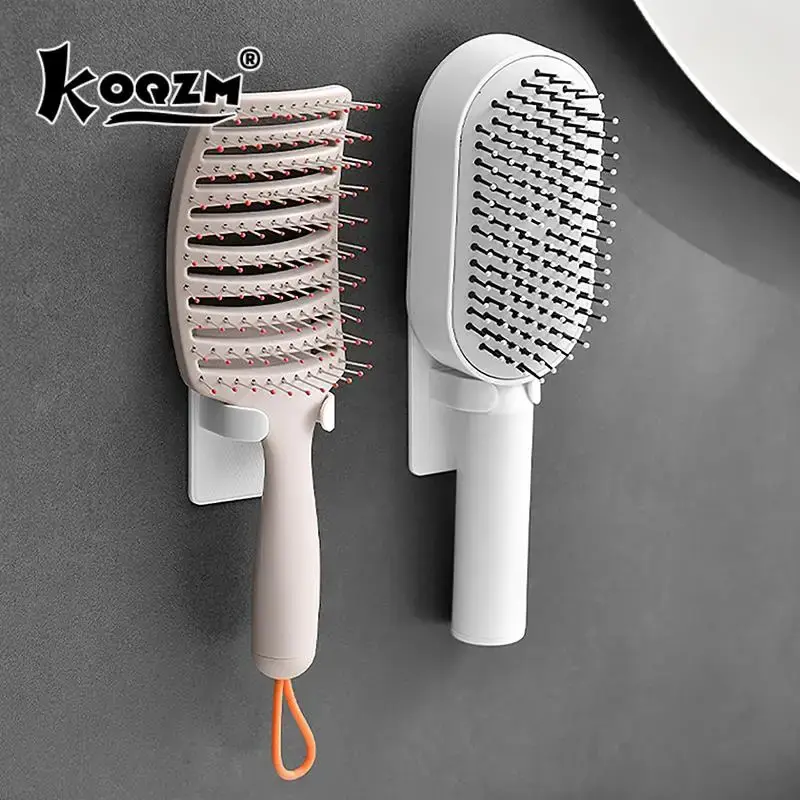 Giá Để Lược, Treo Tường Phòng Tắm, Giá Để Lược, Sắp Xếp Kẹp Tóc, Giá Để Lược Đệm Khí, Giá Để Lược Nhựa Sáng Tạo 1