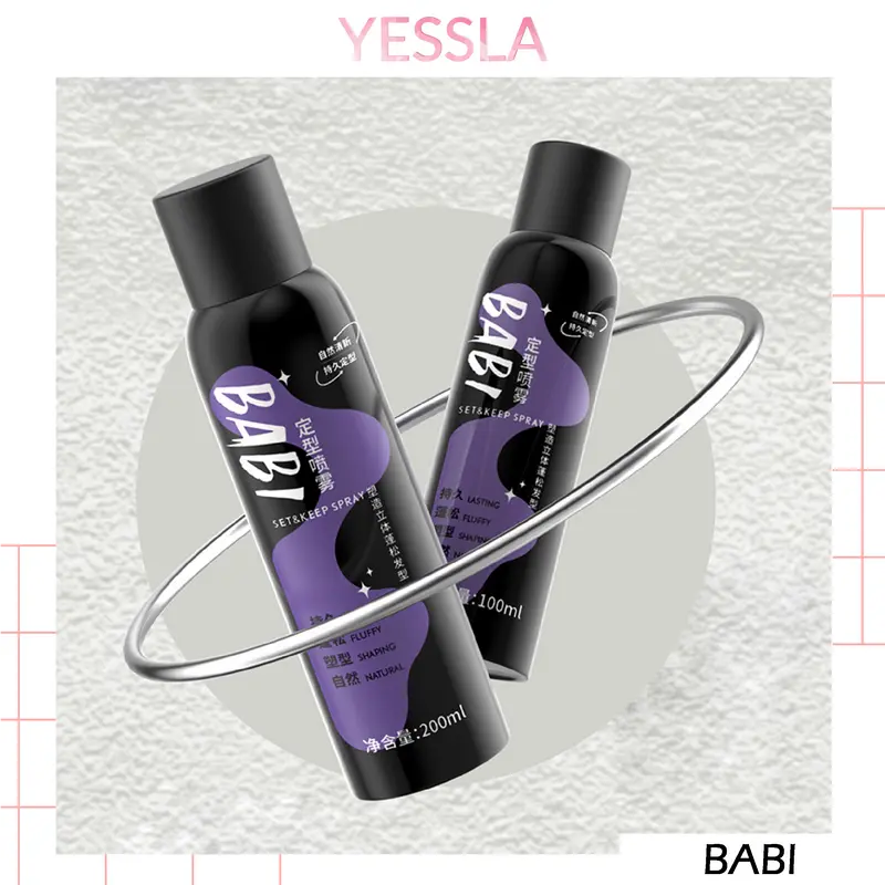 BABI - Xịt tạo kiểu, giữ nếp tóc mềm mại, giữ độ phồng, bồng bềnh tự nhiên 0