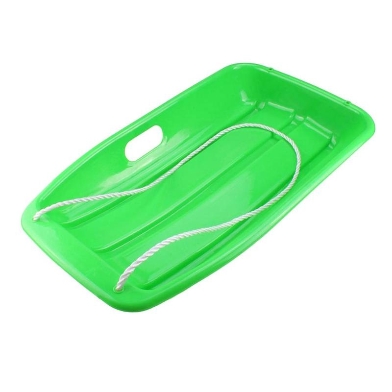 Xe trượt tuyết PE với dây thừng, Toboggan tuyết mùa đông, trượt tuyết ngoài trời, trượt tuyết trượt tuyết, xe kéo, đồ chơi quà tặng Giáng sinh tốt, thích hợp cho trẻ em và người lớn, món quà Giáng sinh 8