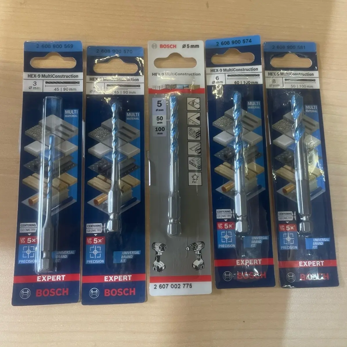Mũi khoan đa năng Hex-9 bosch 3mm - 8mm 2608900569, 2608900570, 2607002775, 2608900574, 2608900581