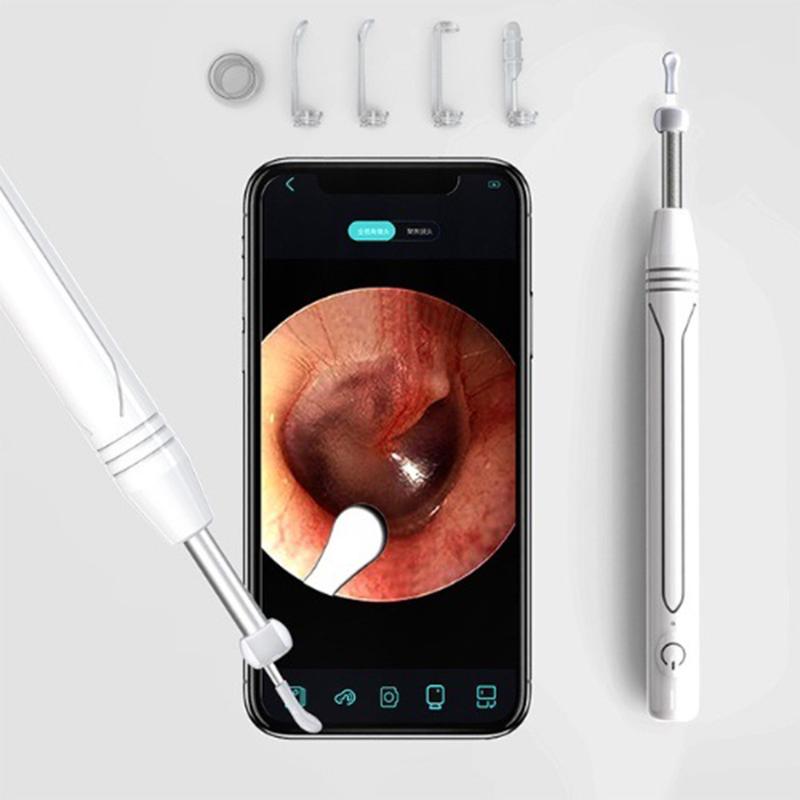 Camera Nội Soi Tai Siêu Nét Không Dây Wifi Tặng Kèm Bộ Đầu Lấy Ráy Tai 