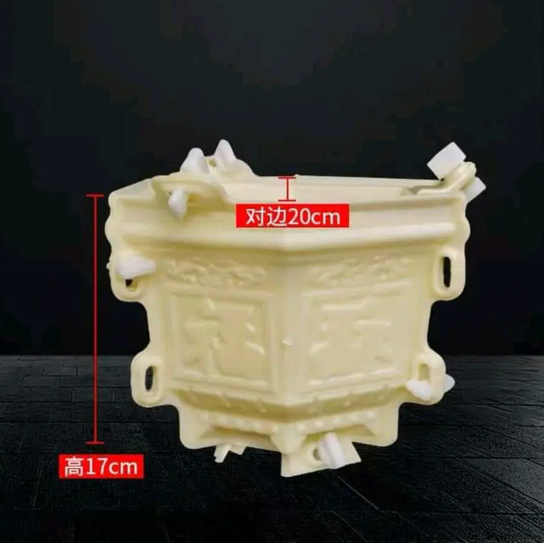 Khuôn chậu cảnh lục giác 20 abs chữ phúc 3