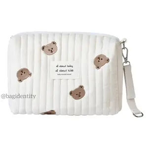 DIAPER POUCH KOREA TAS GANTUNG STROLLER IMPORT SERBAGUNA MULTIFUNGSI BERUANG LUCU SMALL BEAR PERLENGKAPAN BAYI NEWBORN