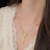 Gambar Dilapisi emas 18 karat Kalung kupu model baru simpel dan elegan kalung dari Garden of DreamsS5 Kota Administrasi Jakarta Barat 3 Tokopedia