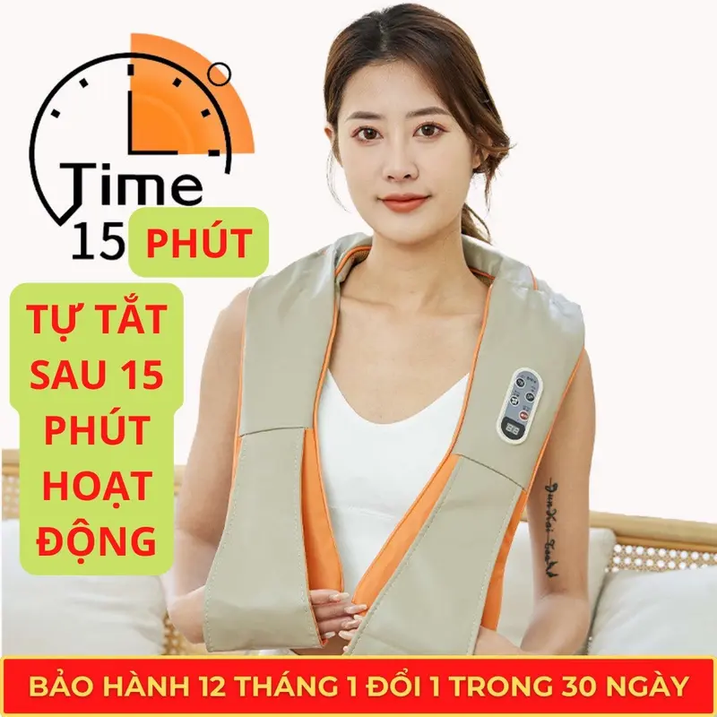 Máy Massage, Máy Matxa Cổ Vai Gáy, Máy Đấm Lưng, Khăn Choàng Massage 6