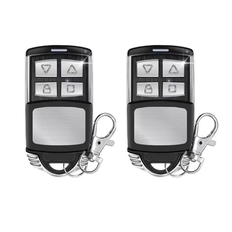 Combo 2 Điều khiển cửa cuốn 433mhz 315mhz-Remote cửa cuốn học lệnh thông minh chống nước inox đã kèm pin die uk