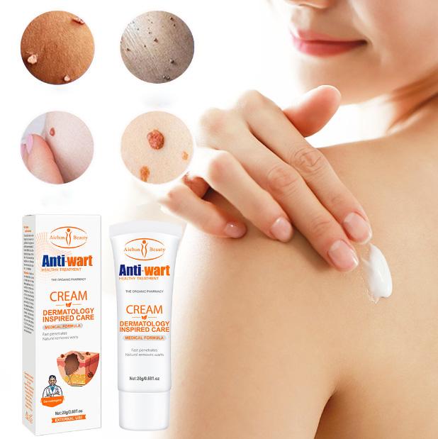 AICHUN BEAUTY Kem mụn cóc, mụn thịt, nốt ruồi, không đau rát, làm mất cảm giác khó chịu do loại mụn này gây ra