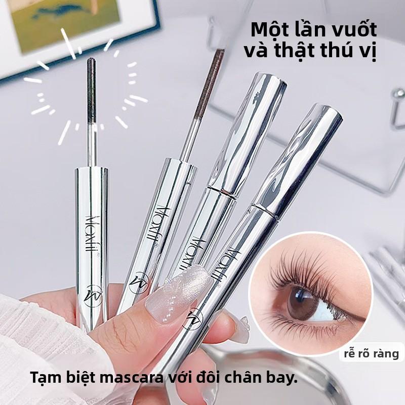 Mascara ống thép làm dài và cong, chống nước, chống mồ hôi, lâu trôi, tự nhiên,…