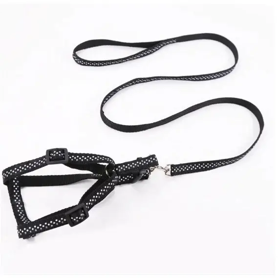 Dây dắt chó mèo loại dày bản dày 2cm, dây đai yếm dắt chó mèo dày chắn chắn, chất liệu vải cứng hàng loại 1 - DÂY ĐAI YẾM 3