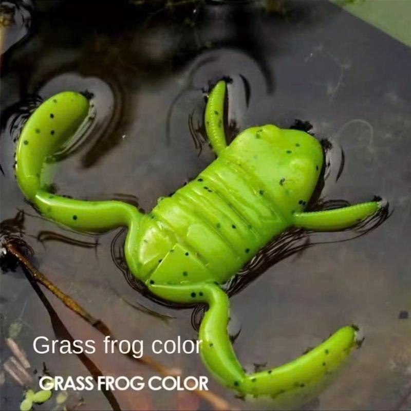 Nhái 2 Chân VT1 4cm - 10gam Action Như Nhái Thật Nổi Hẳn Trên Mặt Nước Câu Nhấp - Câu Lure Lóc Chẽm Nhạy Cá mồi mềm chì chạy mồi câu dẻo