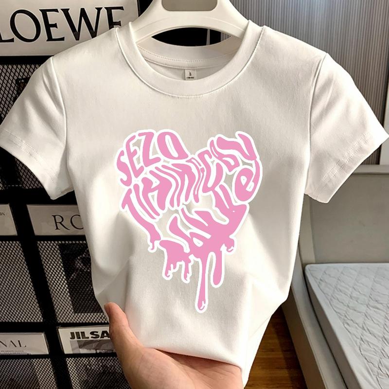 BAJU KAOS CROP TOP / BAJU CROP TOP / T SHIRT CROP TOP / ATASAN CROP TOP / BAJU CROP / CROP TOP KOREA Wanita Slim 0