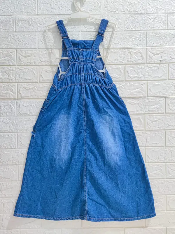 RKPJ/rok kodok panjang jeans anak perempuan/ overall jeans / termurah overall panjang semata kaki berkualitas /KELMOSHOP JEANS Perempuan Fashion Perempuan 1