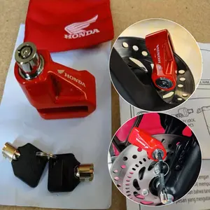 Kunci Gembok ORIGINAL HONDA Cakram Disk piringan Disc lock Pengaman Aksesoris Brake Safety ori AHM Kendaraan semua Motor Accessories