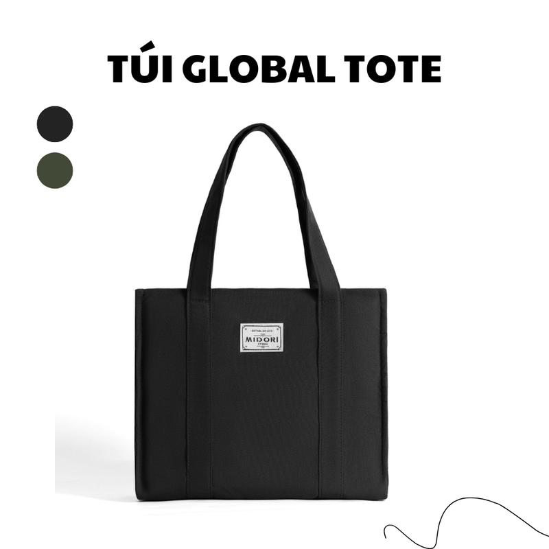 Túi GLOBAL TOTE Thời Trang Nam Nữ Chính Hãng | Local Brand MIDORI M STUDIO