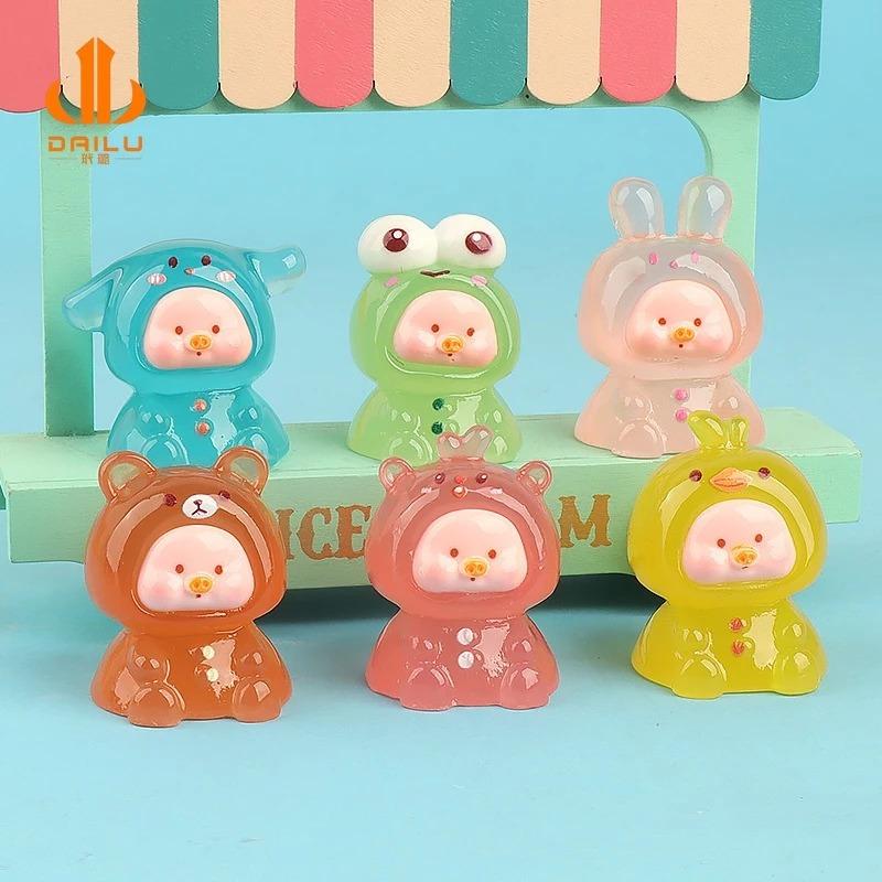 TÚI MÙ SIÊU TO PHÁT SÁNG Charm Dạ Quang Size KHỦNG Labubu Kawaii Heo Cún Mặt Tim Moi Gấu nhỏ Lilith Đồ Chơi Voi Mô Hình Toy