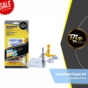 Wind Shield Repair Kit Alat Reparasi Kaca Retak Alat Tambal Kaca 0643
