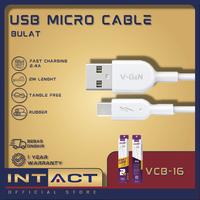 Gambar Kabel Data MicroUSB V-GeN VCB-16 Fast Charging QC3.0 2.4A 2 Meter VGEN dari Intact Official Store Kota Administrasi Jakarta Pusat 1 Tokopedia