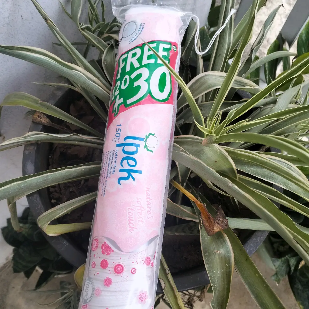 bông tẩy trang 150 miếng ipek