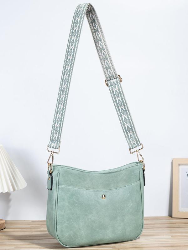Women's Wallet Sling Shoulder Bag, Fashionable Compact PU Leather Crossbody Bag for Work & Daily Used, Casual Trendy Versatile High-quality Daily Commuting Bag 6