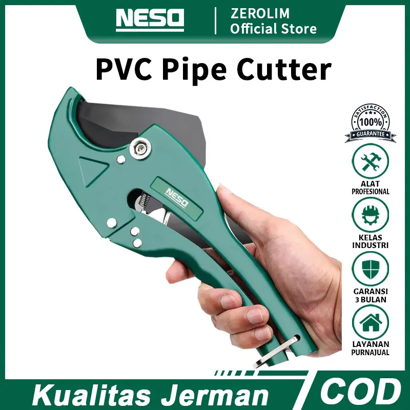 NESO JERMAN Pipe Cutter 42mm (COD) Potong Pipa PVC Pipa Gunting Pipa  Pemotong Bahan Alumunium + Baja Paralon Alat poto