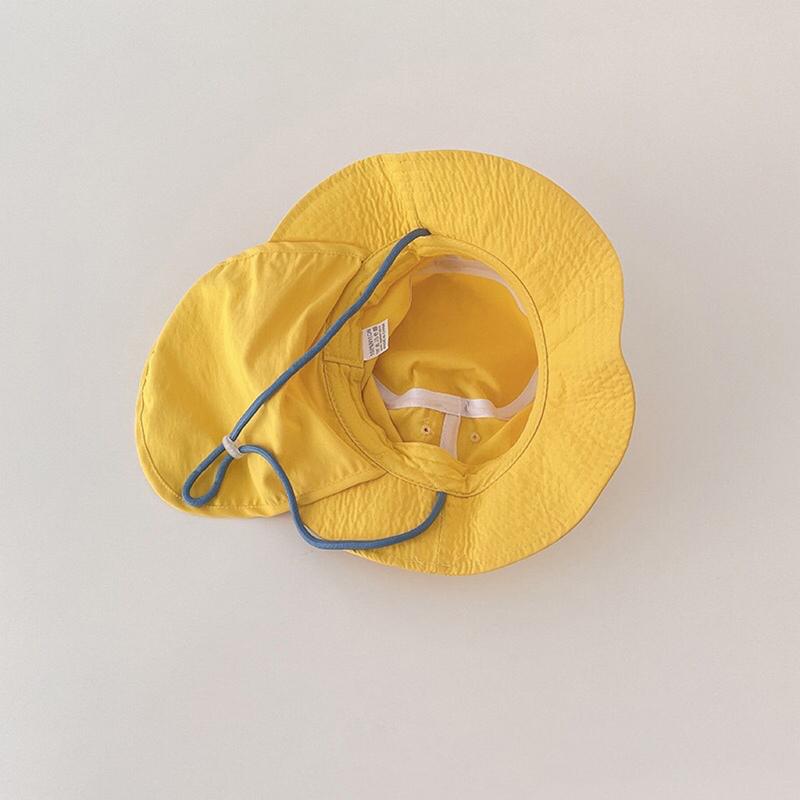 Product Introduction of Mũ Bucket Trẻ Em, Phong Cách Mùa Hè, Chống Nắng Ngoài Trời, Mũ Ngư Dân, Cho Bé Trai Và Bé Gái, Màu Trơn Có Thể Điều Chỉnh, Mũ Chống Nắng Panama Trẻ Em 20