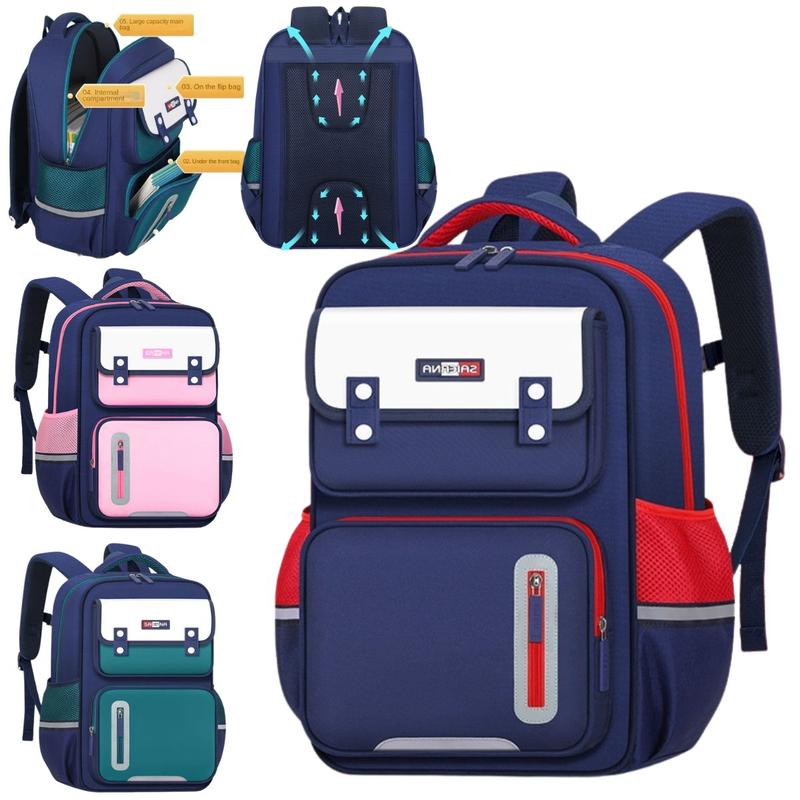 STAY YOUNG #B1198 High Quality School Bags Spine protection backpack ...