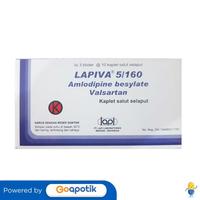 Gambar LAPIVA 5/160 MG BOX 30 TABLET dari Apotek Golden star by GoApotik Kota Administrasi Jakarta Barat 1 Tokopedia