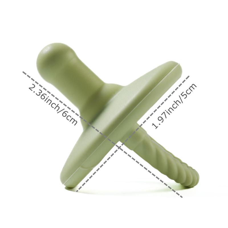 Soft Silicone Design Baby Teether with Handle, Newborn Teether, Infant Tactile Training Teething Toy, Baby Grasping Toy, Baby Tactile Training Chew Toy 1