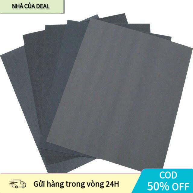 Giấy Nhám Mịn Đánh Bóng Gỗ, Resin, Ô Tô - Nhiều Cấp Độ - Chống Mòn, Bền Bỉ