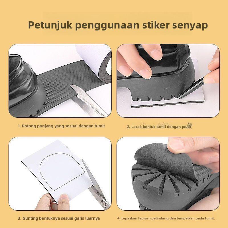 Produk online populer: Stiker sol tebal, anti selip, dan tahan aus; stiker pelindung tumit anti aus; stiker pita perekat tebal peredam suara dan peredam bising untuk tumit.