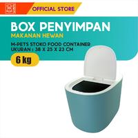 Gambar M-Pets Stoko Food Container 6 Kg / Tempat Penyimpanan Makanan Hewan dari M-Pets Volk Pets Indonesia Kota Tangerang 1 Tokopedia
