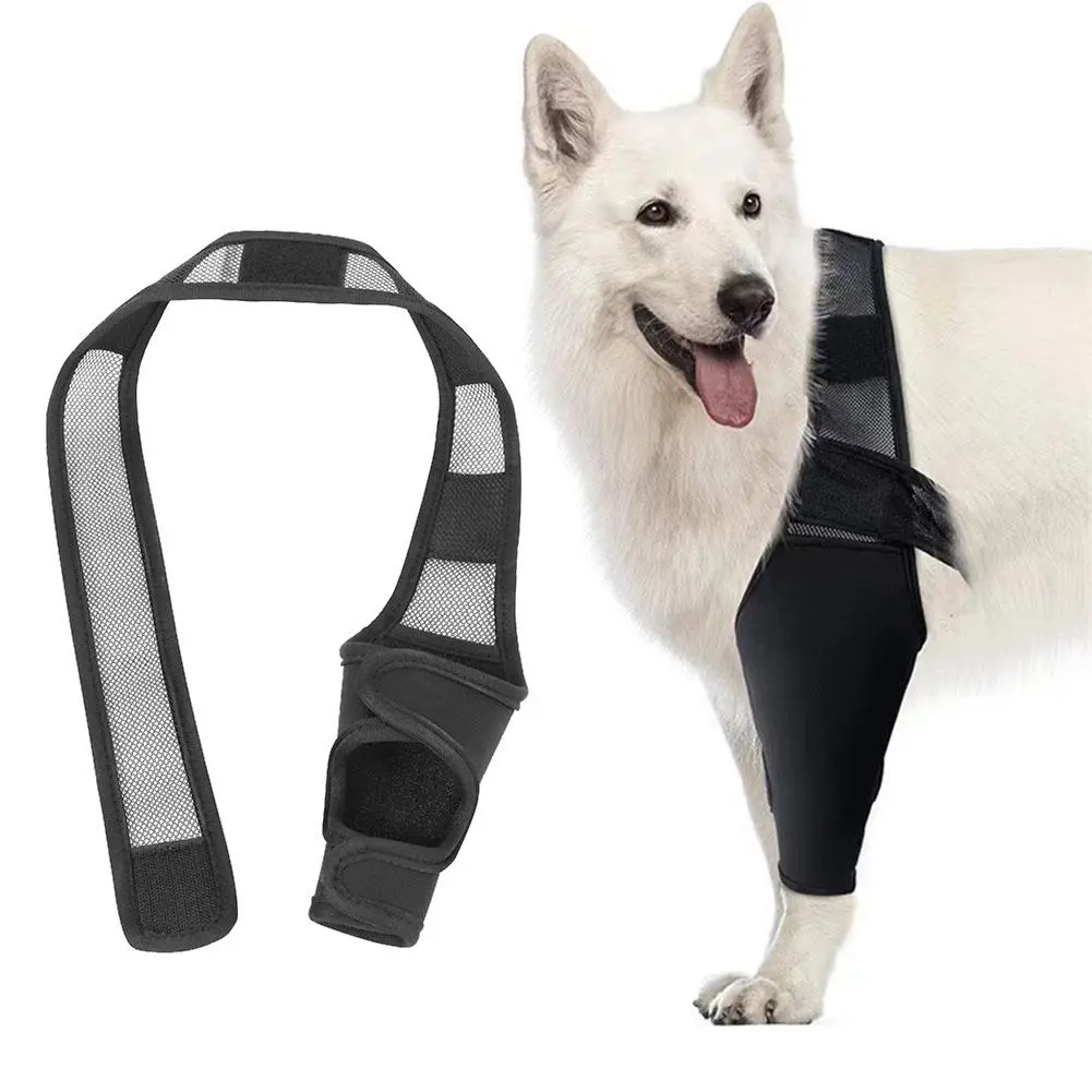 Pet Dog Thigh Protective Cover Dog Injury Anti-lick Fixed Knee Anti-scratch Rehabilitation Pads C5W7