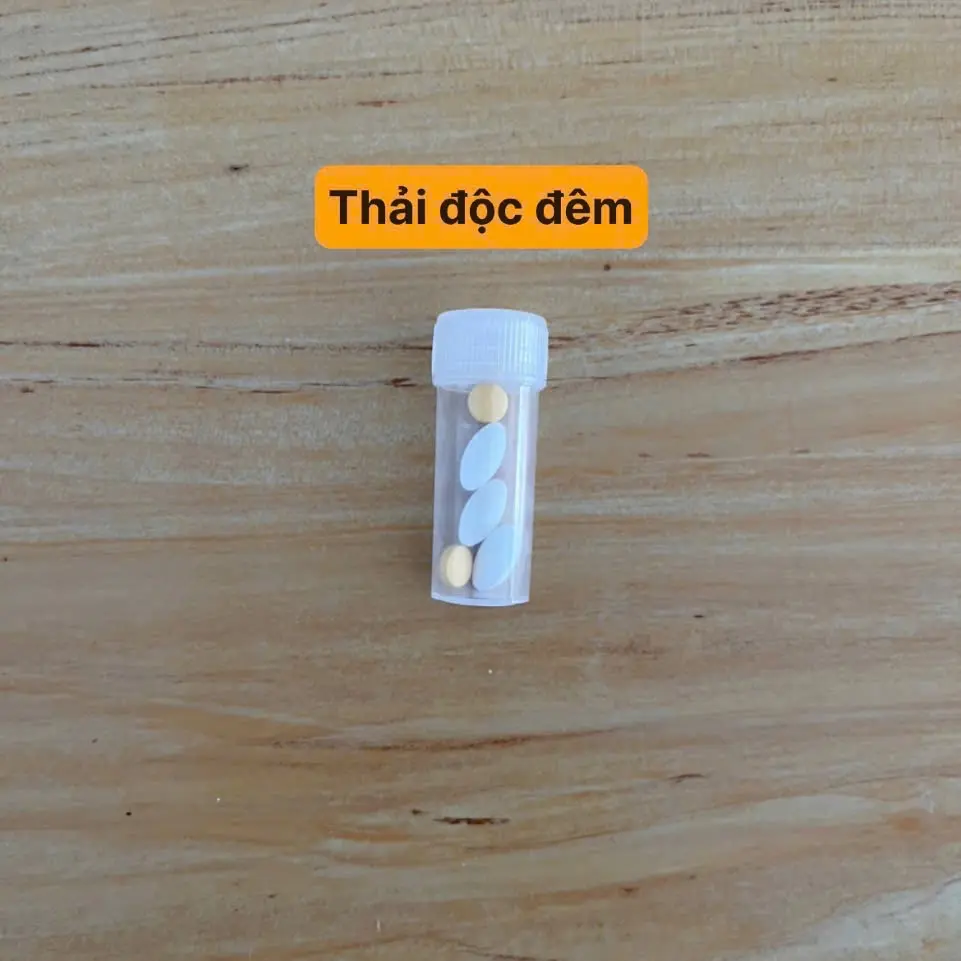 Tách lẻ thải độc đêm ĐỘC QUYỀN, thực phẩm bổ sung hỗ trợ sáng da, láng mịn, loại bỏ độc tố tích tụ trong cơ thể