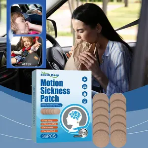 South Moon Motion Sickness Patch perjalanan Anti Motion Sickness Stiker Anti Mabuk Perjalanan / Koyo Anti Mabuk Motion Sickness Patch  36pcs Koyo Anti Mabuk Darat Laut Udara Motion Sickness Patch