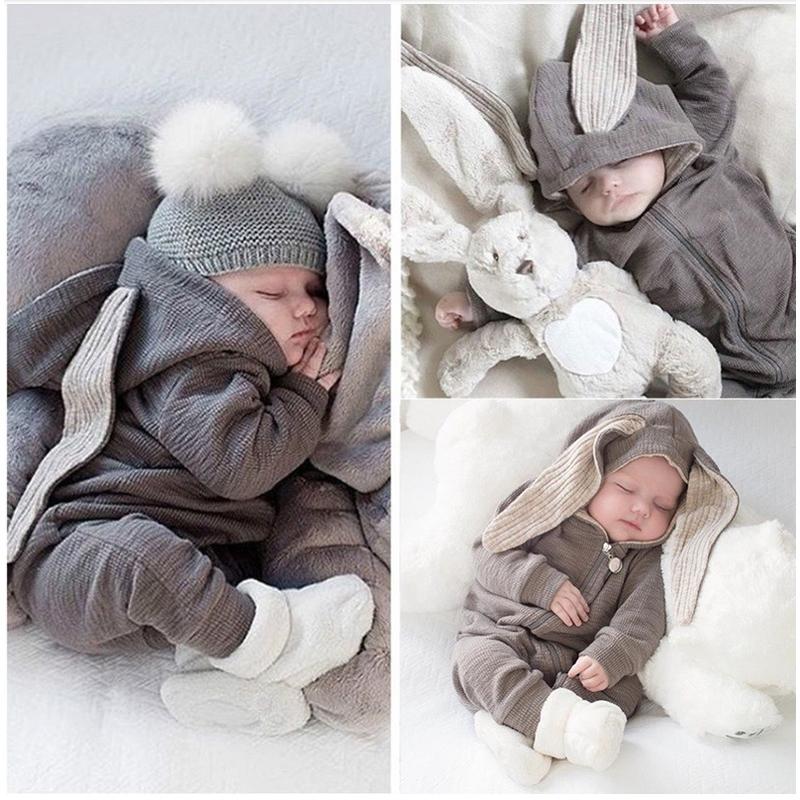BabyBeeBoo Single Romper Kostum Baju Bayi Onesie Jumper Costum Baby Rabbit Zippersuit 4