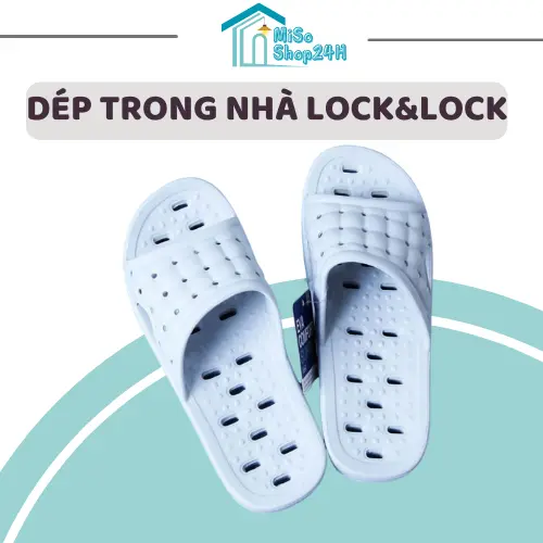 🍒🍒DÉP ĐI TRONG NHÀ TẮM LOCK&LOCK-ETM646 0