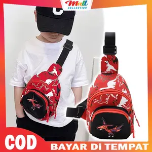 MALL - Tas Selempang Anak Perempuan & Laki Laki  Dinosaurus TA22 Fashion Fashion