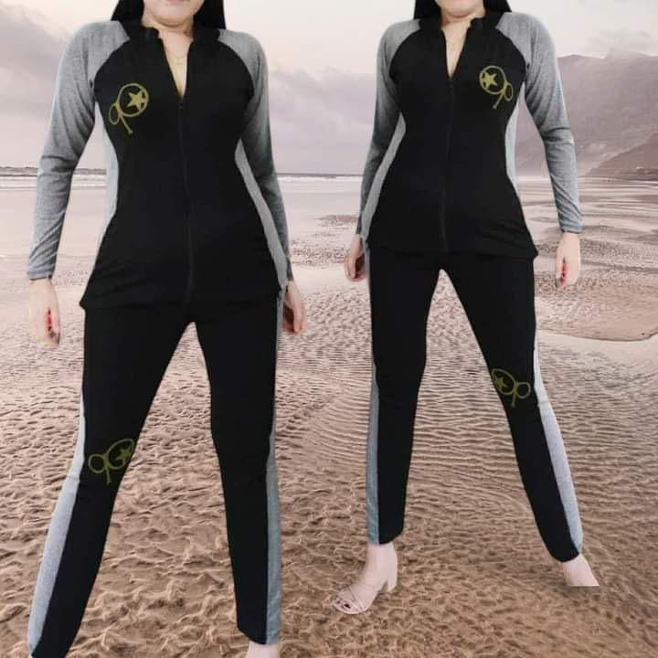 Product Introduction of Plusize Rashguard terno leggings high quality with zipper Quick Dry nylon fabric 3