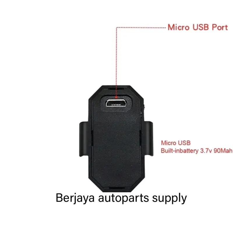 Lampu LED Kedip Model Pesawat Universal Sepeda Motor Mobil Velco USB Charger Flash Drone 7 Mode Warna 3