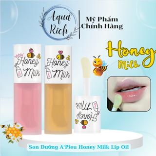 Son Dưỡng Môi A’pieu - Apieu Honey & Milk Lip Oil 5g [Hồng - Vàng] son  olive young kem  dưỡng