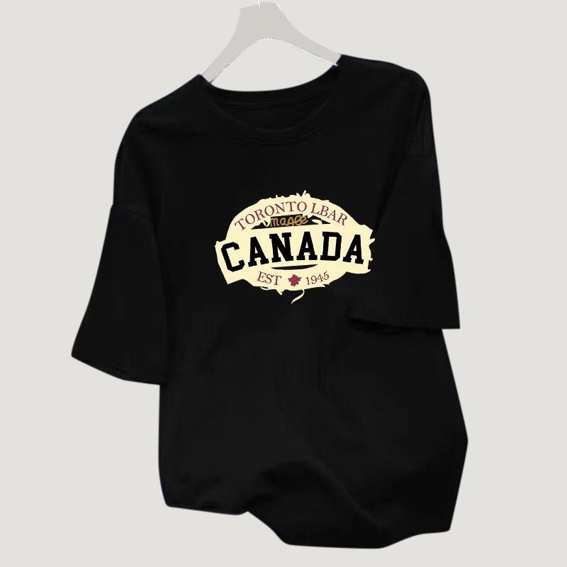 Áo thun COTTON khô in chữ Canada Top Menswear 1