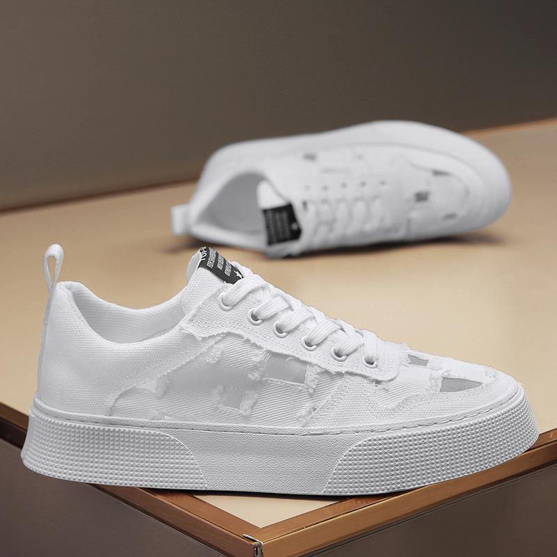 Giày thể thao nam, vải thoáng khí, đế caosu Hot Mã 28 Sneaker Shoes Đế Bằng 4