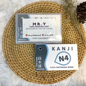 Mr.Y KANJI JLPT N4/ JFT Basic A2/ Natt Test Flash card bahasa jepang