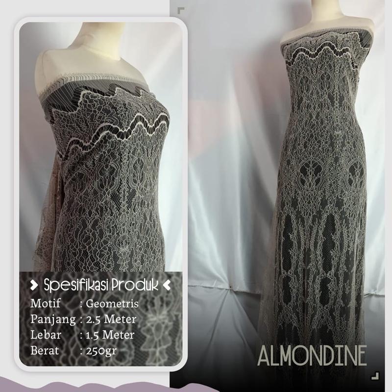 Product Introduction of Kain Brokat Chantilly Lace Panel, Brukat Chantily santily 2