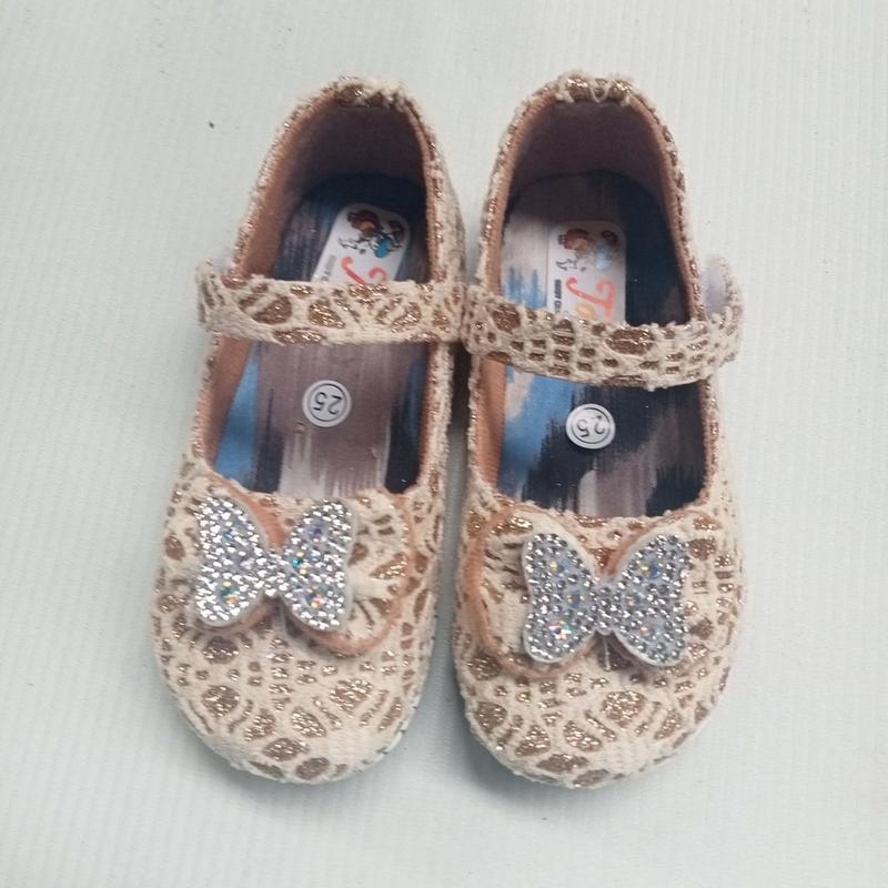 FATHARANI Sepatu Pesta Anak Bayi Perempuan Brokat 22-25 2