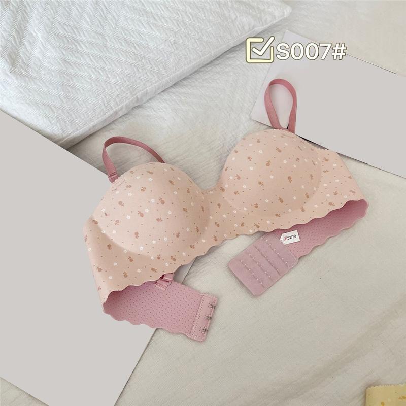 Product Introduction of Áo Ngực Không Gọng, Đồ Lót Nữ, Ngực Nhỏ Chun, Không Có Vòng Thép, Mỏng Mùa Hè, Thích Hợp Cho Học Sinh Và Nữ Sinh Trung Học, Thiết Kế Chấm Bi, Áo Ngực Liền Mạch 22