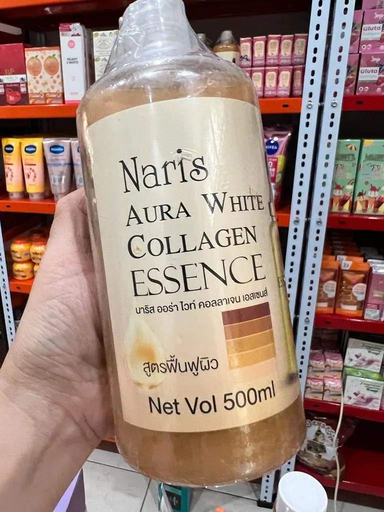 NARIS AURA WHITE COLLAGEN ESSENCE 500 ML