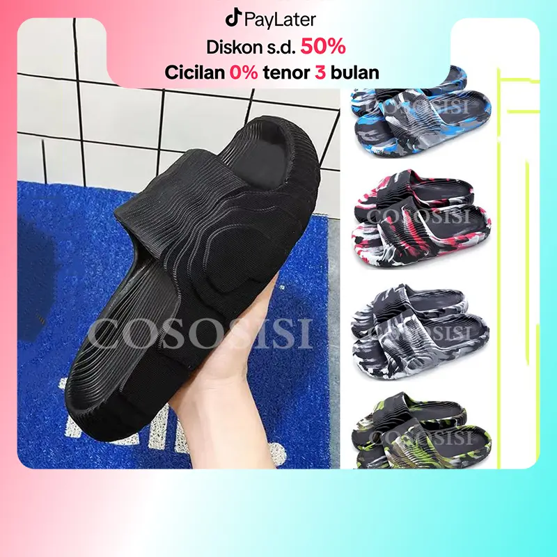 Cosisisi Sandal trendi baru, selebriti EVA Internet, wearable, wearable, rumah yang nyaman, sandal kamar mandi ukuran: 33-44 Kasual Shoes